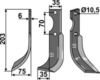 Fräsmesser 203x35mm, links gallery 6_2nd