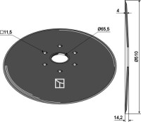 Hopfenscheibe Ø510x4 2