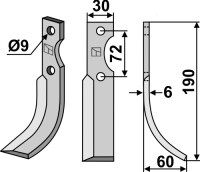 Fräsmesser 190x30mm, rechts gallery 5_2nd