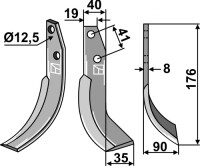 Fräsmesser 176x40mm, rechts gallery 11_2nd