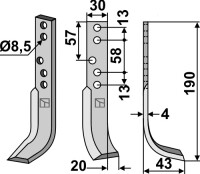 Fräsmesser 190x30mm, rechts gallery 4_2nd