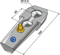 Halter komplett - Serie 410 2