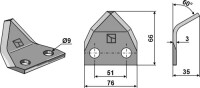 Futtermischwagenmesser 2