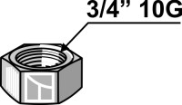 Mutter 3/4 10G 2