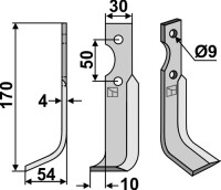 Fräsmesser 170x30mm, links gallery 12_2nd