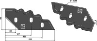Futtermischwagenmesser, rechts 2
