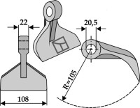 Hammerschlegel 108x22mm 2