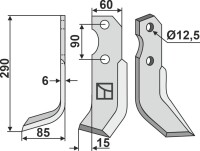 Fräsmesser 290x60mm, links gallery 1_2nd