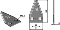 Futtermischwagenmesser 2