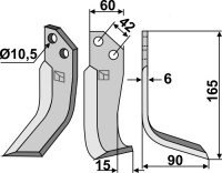 Fräsmesser 165x60mm, rechts gallery 6_2nd