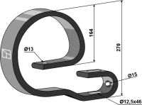 Oberfeder 45x12 2