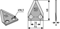 Futtermischwagenmesser 2