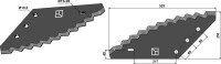 Futtermischwagenmesser, rechts - Hartmetallbeschichtet 2