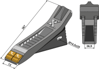 Scharspitze - Hartmetall 2