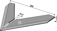 Hackschar 360mm 2