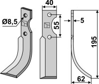 Fräsmesser 195x40mm, rechts gallery 5_2nd