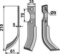 Fräsmesser 210x35mm, links gallery 11_2nd