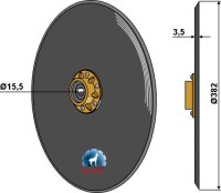 Säscheibe Ø382x3,5 - Kompl. 2