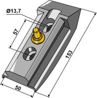Halter komplett - Serie 410 2