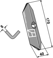 Gerades Schar K4 2