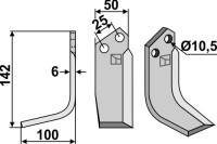 Fräsmesser 142x50mm, links gallery 11_2nd
