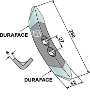 Schar 260mm - DURAFACE 2