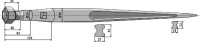 Frontladerzinken 1200mm 2