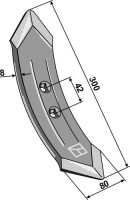 Schar K32 für System Kongskilde 2