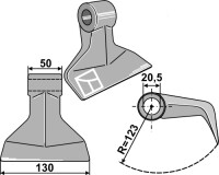 Hammerschlegel 130x50mm 2