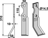 Fräsmesser 310x50mm, links gallery 5_2nd