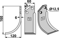 Fräsmesser 160x60mm, links gallery 49_2nd