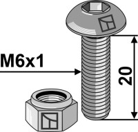 Flachrundschraube M6x1x20 mit In gallery 11_2nd