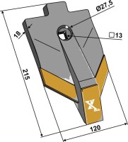 Scharspitze - Hartmetall 2