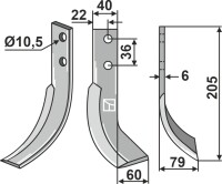Fräsmesser 205x40mm, rechts gallery 16_2nd