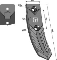 Scharspitze - Delta Flex - Geschmiedet 2