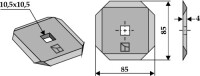 Futtermischwagenmesser 2