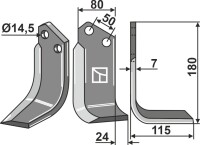 Fräsmesser 180x80mm, rechts gallery 7_2nd