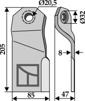 Schlegel 205x85mm 2