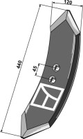 Grubberschar 440mm 2