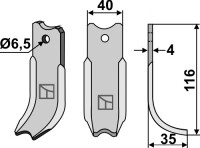 Hackmesser 116x40mm 2