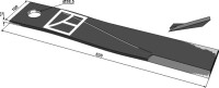 Mähermesser 630mm - rechts 2