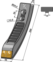 Scharspitze - Hartmetall 2
