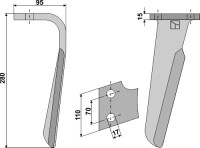 Kreiseleggenzinken 280mm, rechts 2