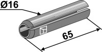 Spannstift Ø16x65 2