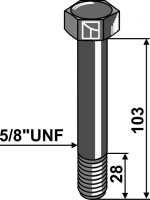 Schraube - 5/8UNF 2