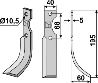 Fräsmesser 195x40mm, rechts gallery 10_2nd