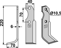 Fräsmesser 220x40mm, links gallery 41_2nd