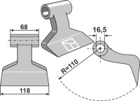 Hammerschlegel 118x68mm 2