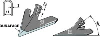 Hackschar 200mm - DURAFACE 2