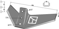 Flügelschar 480mm 2
